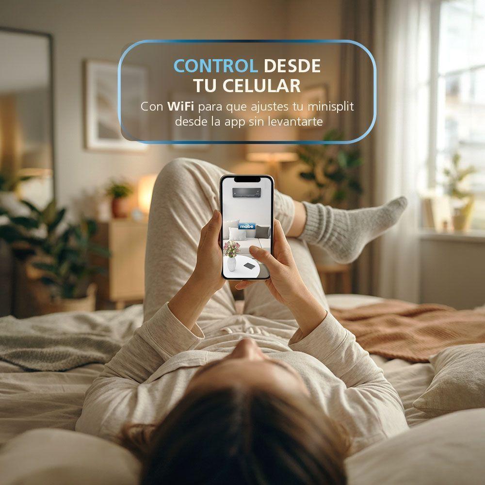 Aire Acondicionado Inverter Frío/Calor 18000 BTU Wifi Blanco Mabe MMI18HDBWCA32CH1-8