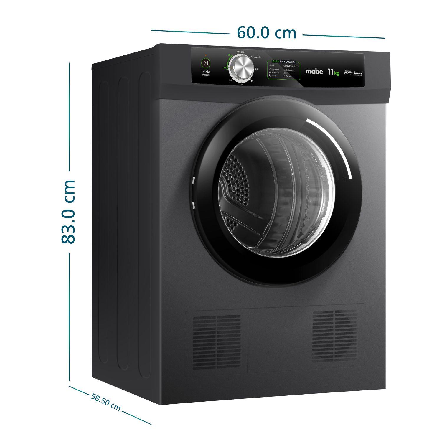 Secadora Carga Frontal Eléctrica 11 kg Gray Mabe SEM011VDCL0-2