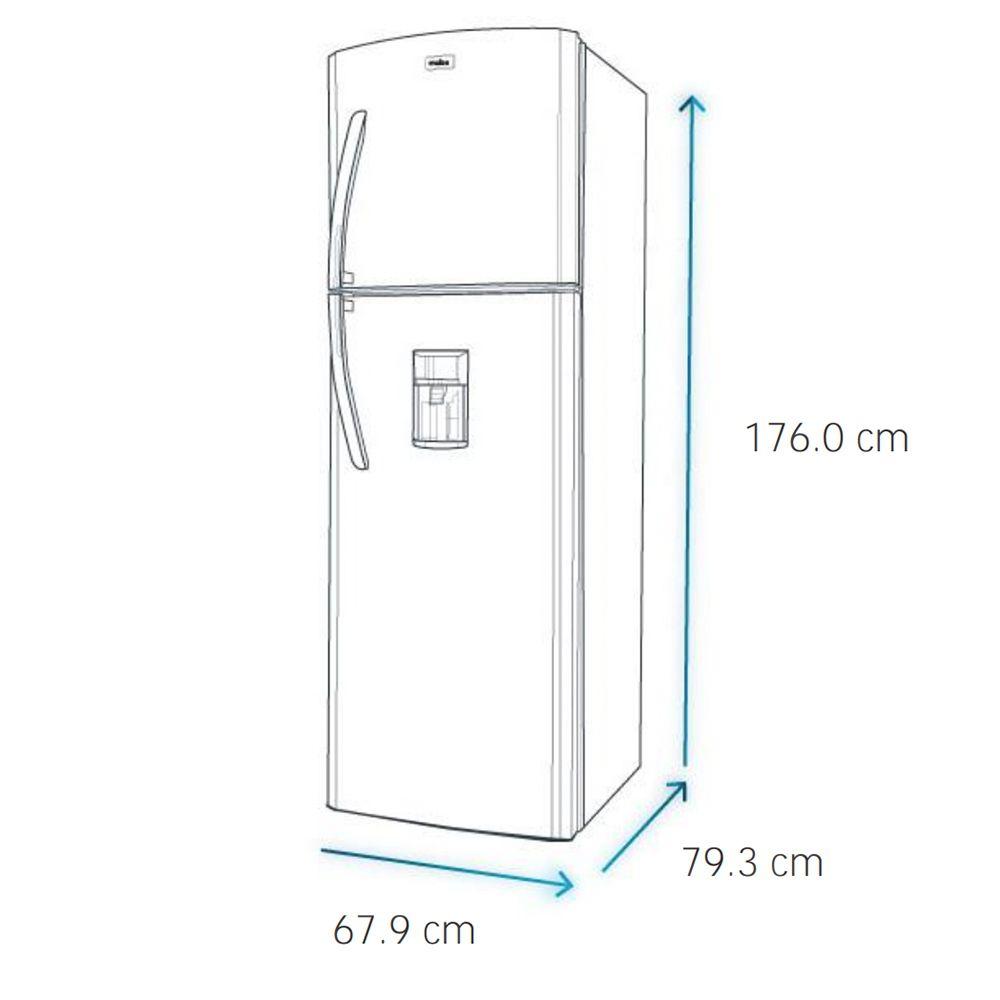 Refrigerador No Frost 400 L Brutos Platinum Mabe RMP400FYUT-9