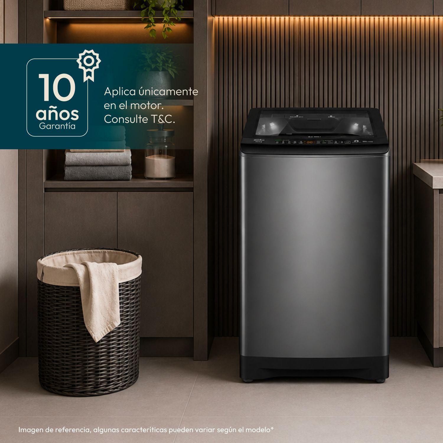 Lavadora Automática 22 Kg Diamond Gray Mabe LMA2220WDGCL0-4