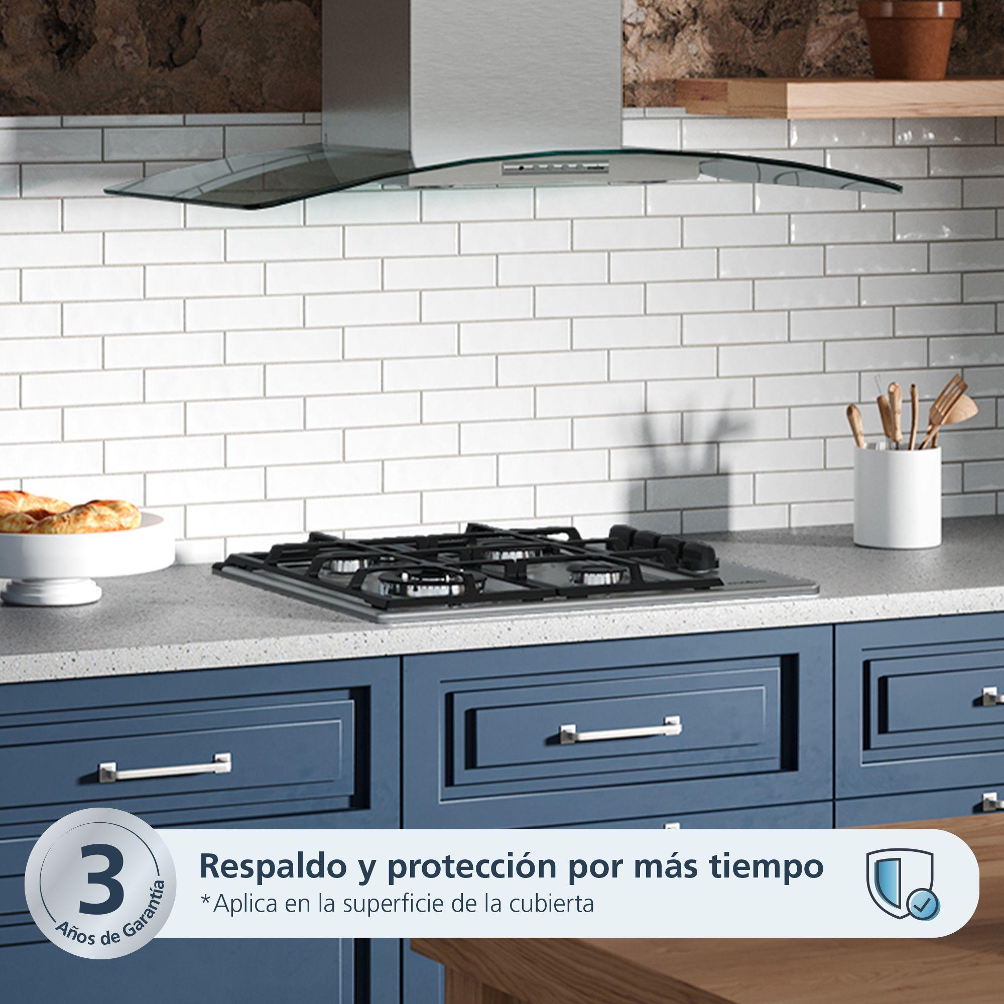 Encimera de Empotrar a Gas 60 cm Inoxidable Mabe CMG6044LD-1-5