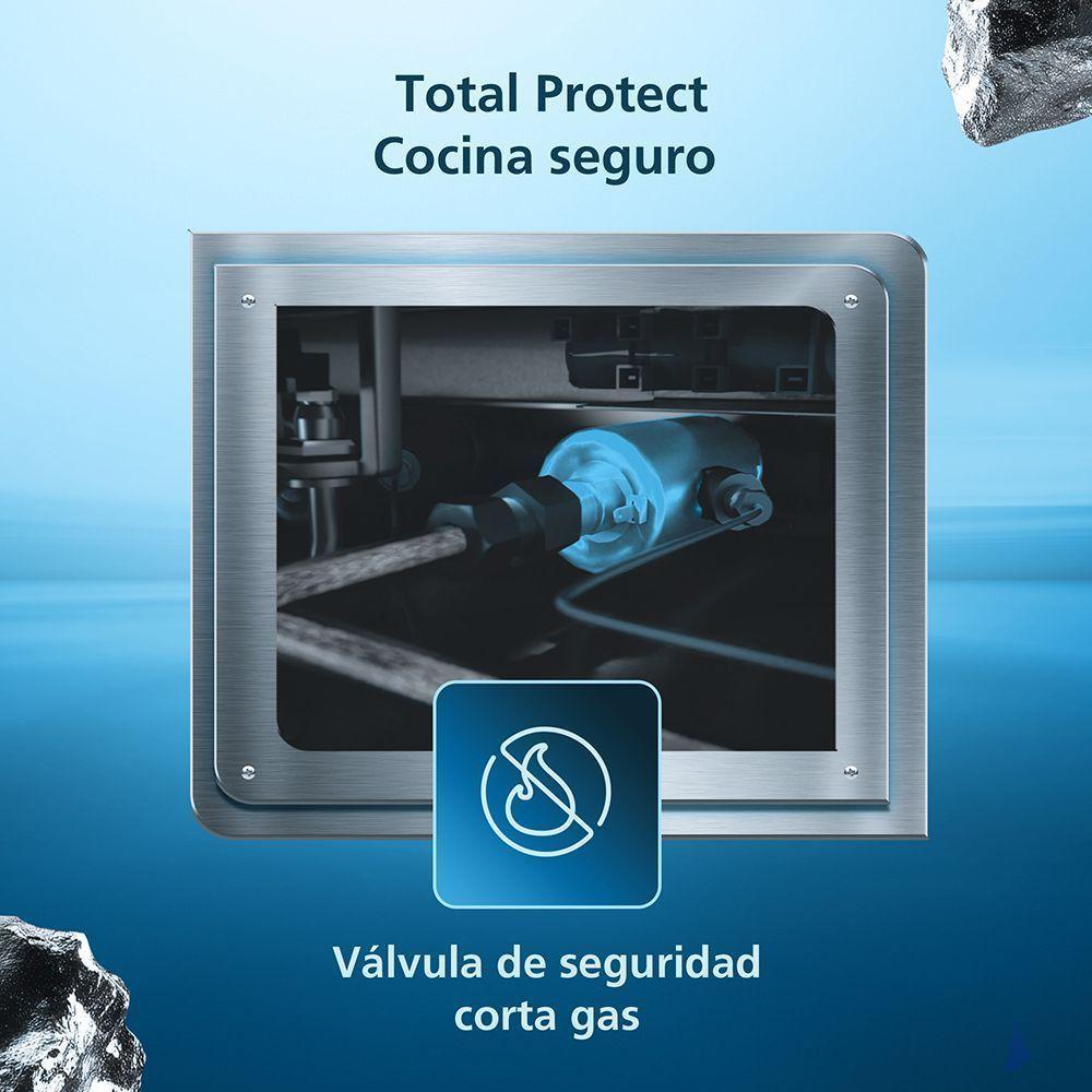 Cocina de Piso a Gas 51 cm Inox Mabe CMC20AXX-2-4
