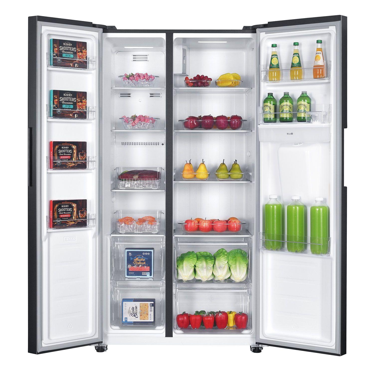 Refrigerador Side by Side Inverter 480L Black Mabe MSC480LMRPS0-3