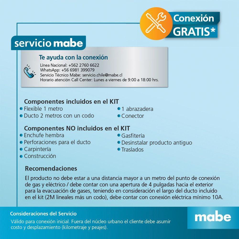 Secadora a Gas Frontal 20kg Blanca Mabe SMG26N5MNBCL1-5