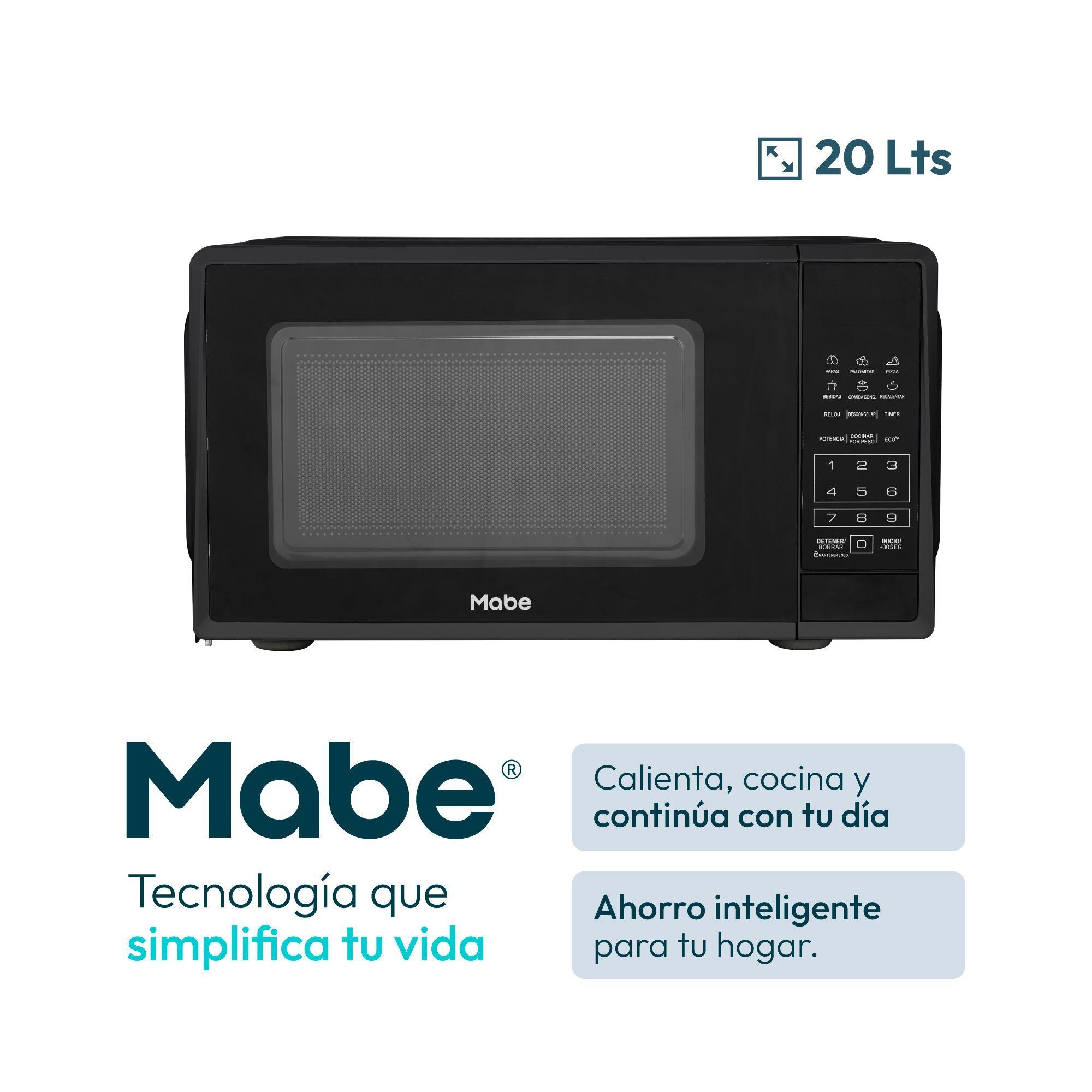 Horno Microondas 20 L Negro Mabe HMM07CHBN-1