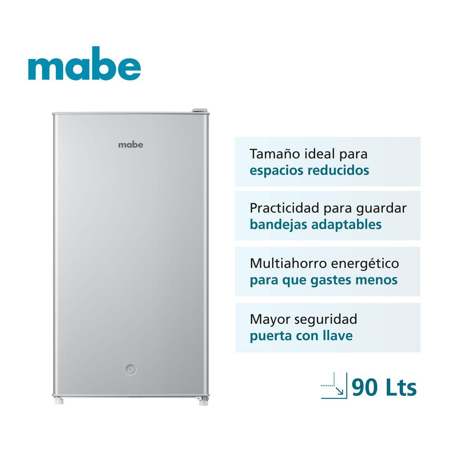 Frigobar 90 L Brutos Inoxidable Mabe RMF04LRX1-1