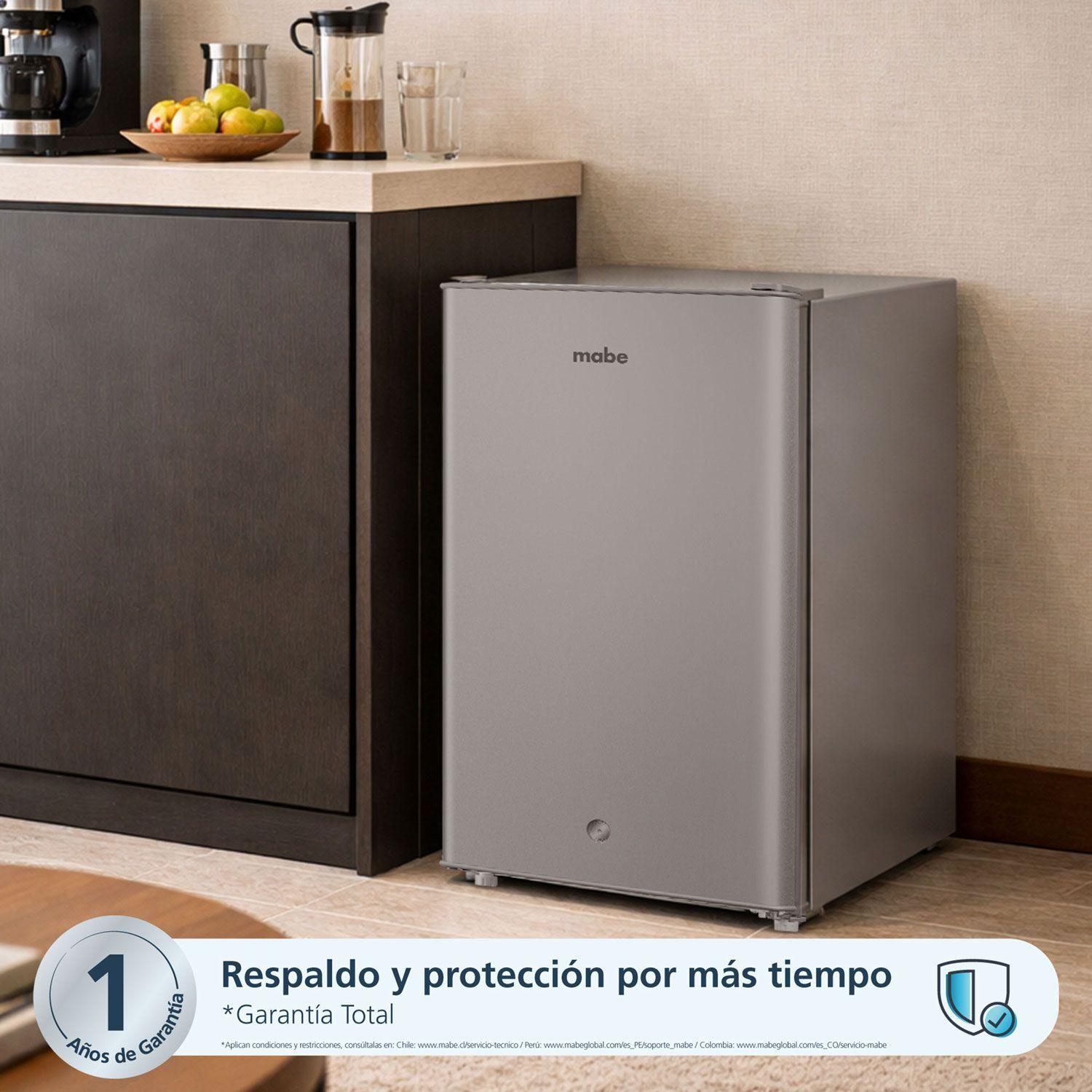 Frigobar 90 L Brutos Inoxidable Mabe RMF04LRX1-4