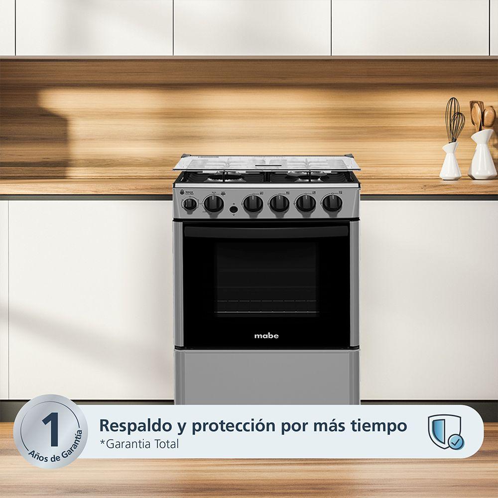 Cocina de Piso a Gas 55 cm Silver Mabe CMC5530AG1-3