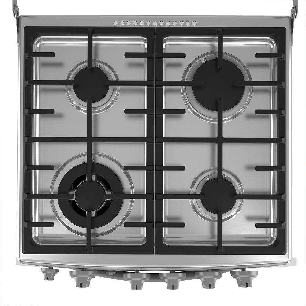 Cocina de Piso a Gas 55cm Inox Mabe CMC5560FX1-3