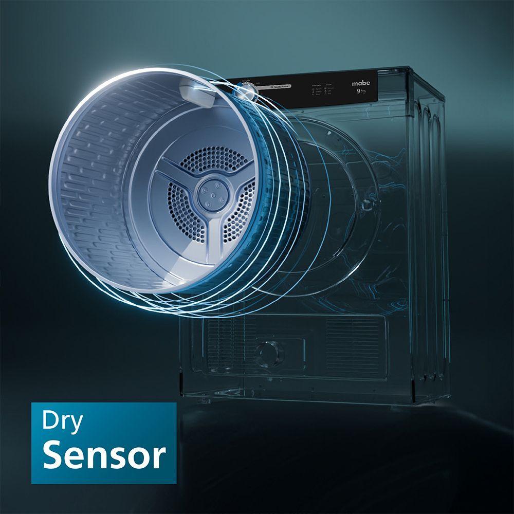 Secadora Eléctrica 10Kg Carga frontal panel digital Mabe SEM010VBCL0-7