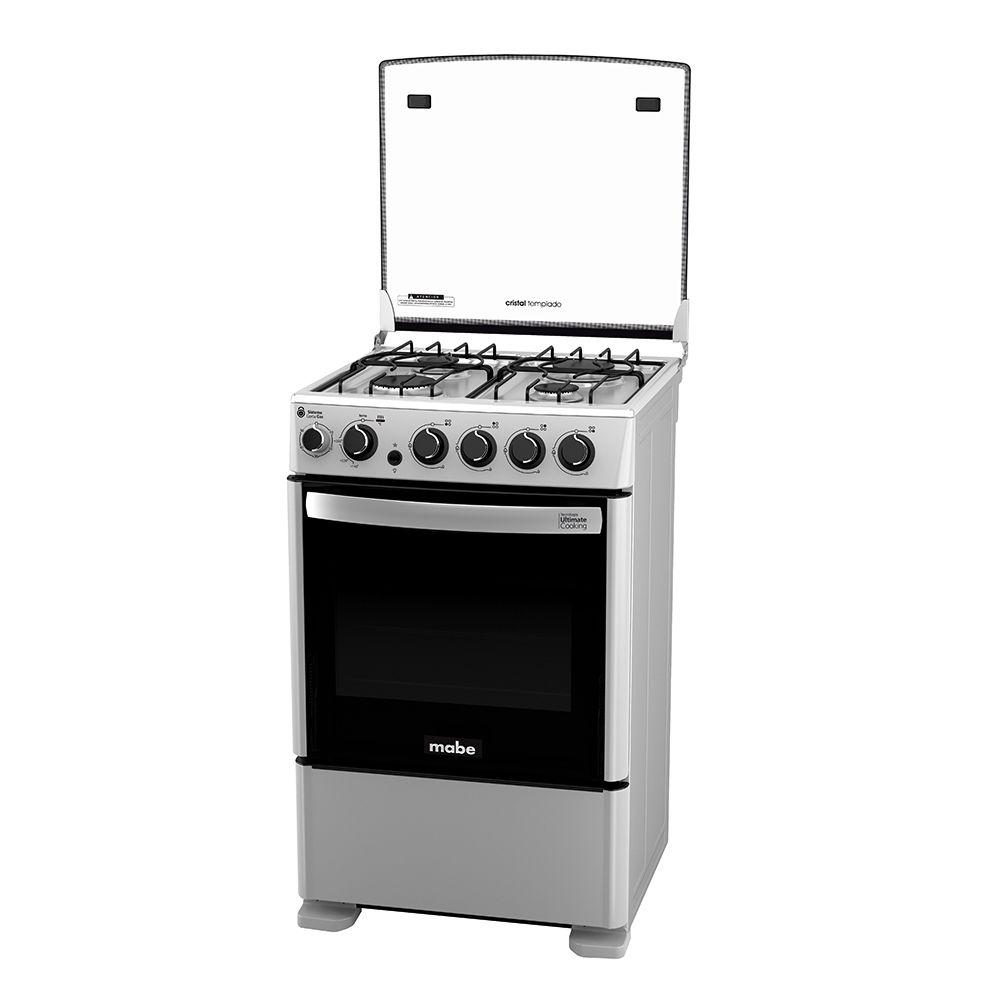 Cocina de Piso a Gas 55 cm Silver Mabe CMC5530AG0-6