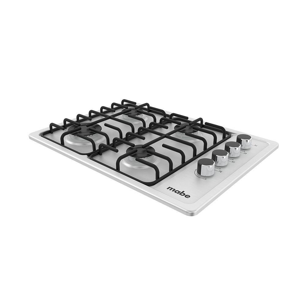 Encimera De Empotre A Gas 60cm Inox Mabe Cmg6044sd-1cl-3