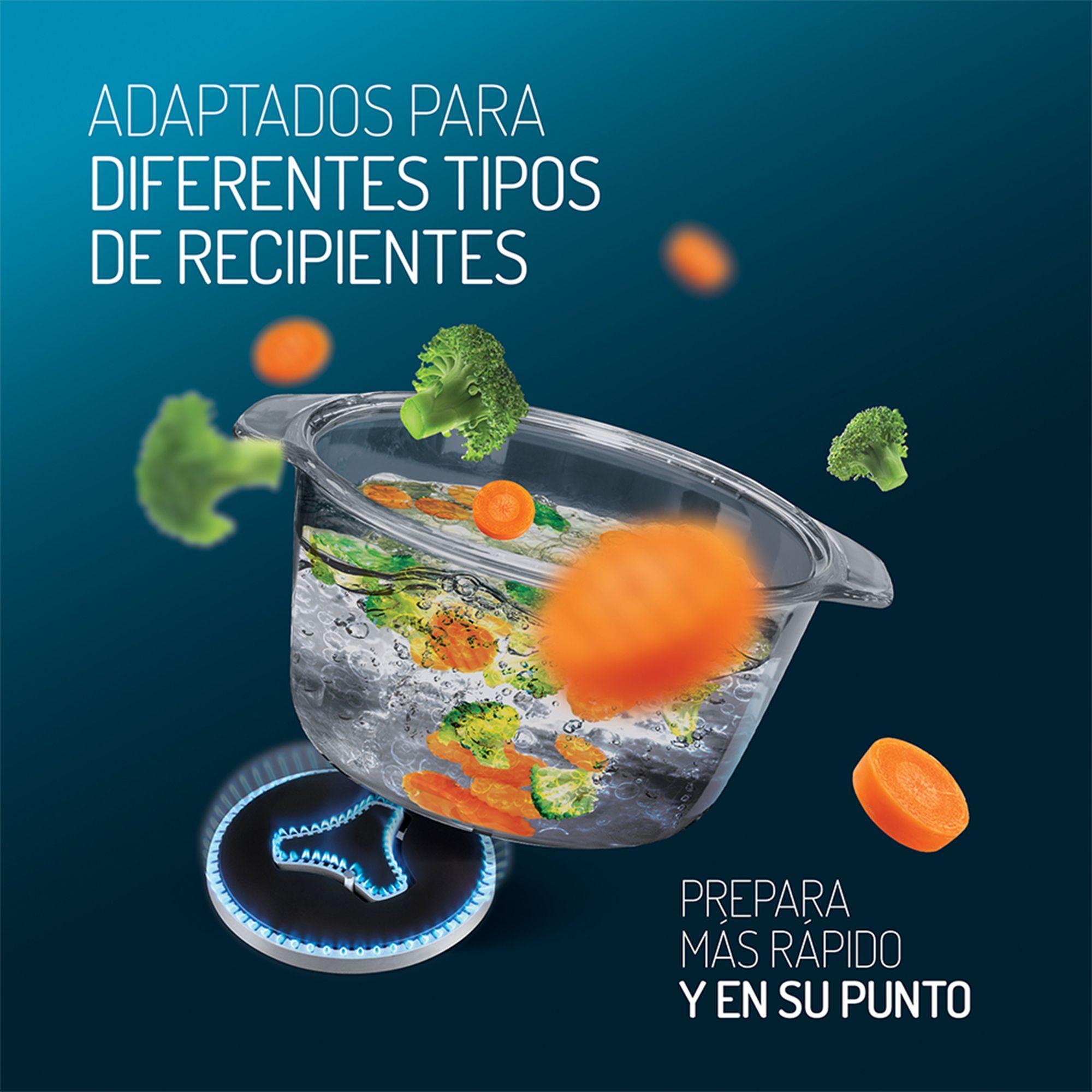 Encimera De Empotre A Gas 60cm Inox Mabe Cmg6044sd-1cl-6
