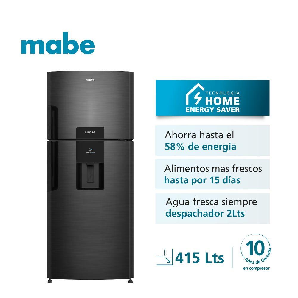 Refrigerador Top Freezer 415L Brutos Black Mabe RMP415JUC-1