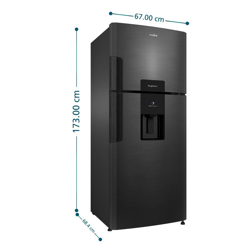 Refrigerador Top Freezer 415L Brutos Black Mabe RMP415JUC-2