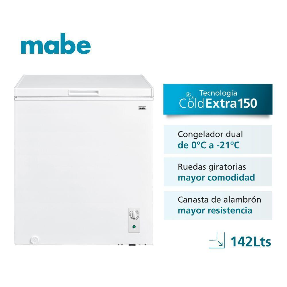 Freezer Horizontal 142 Lts Brutos Blanco Mabe Fdhm150by2-1