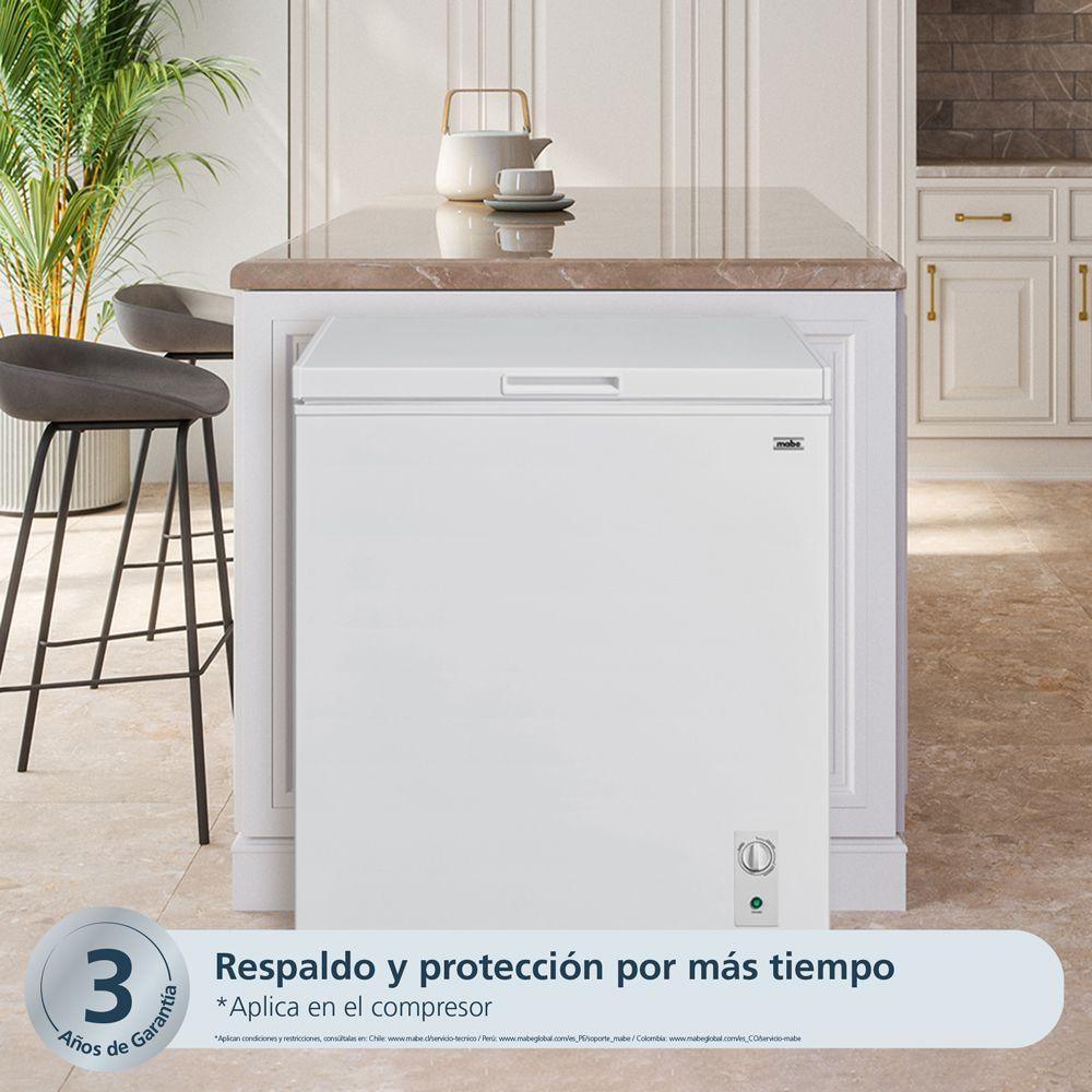 Freezer Horizontal 142 Lts Brutos Blanco Mabe Fdhm150by2-5