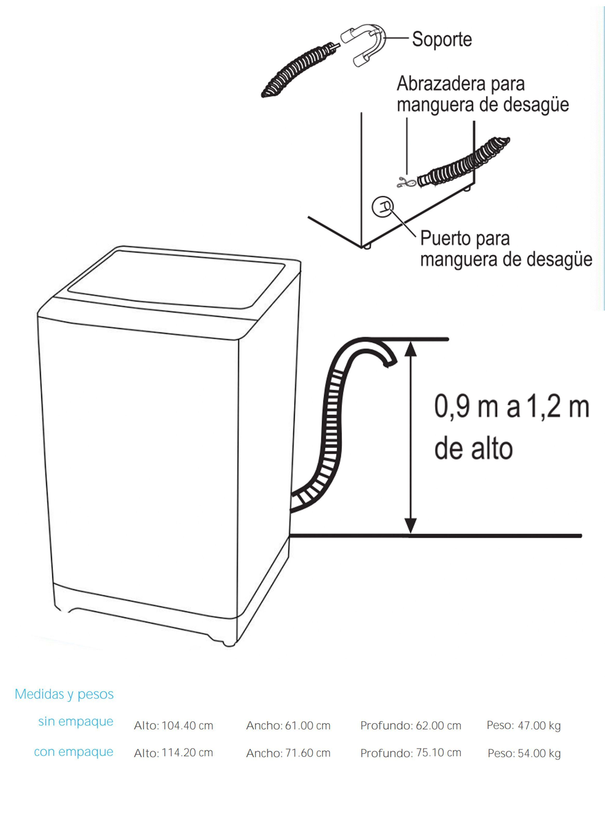Lavadora Automática 17 Kg Diamond Gray Mabe Lma7120wdgcl0-7