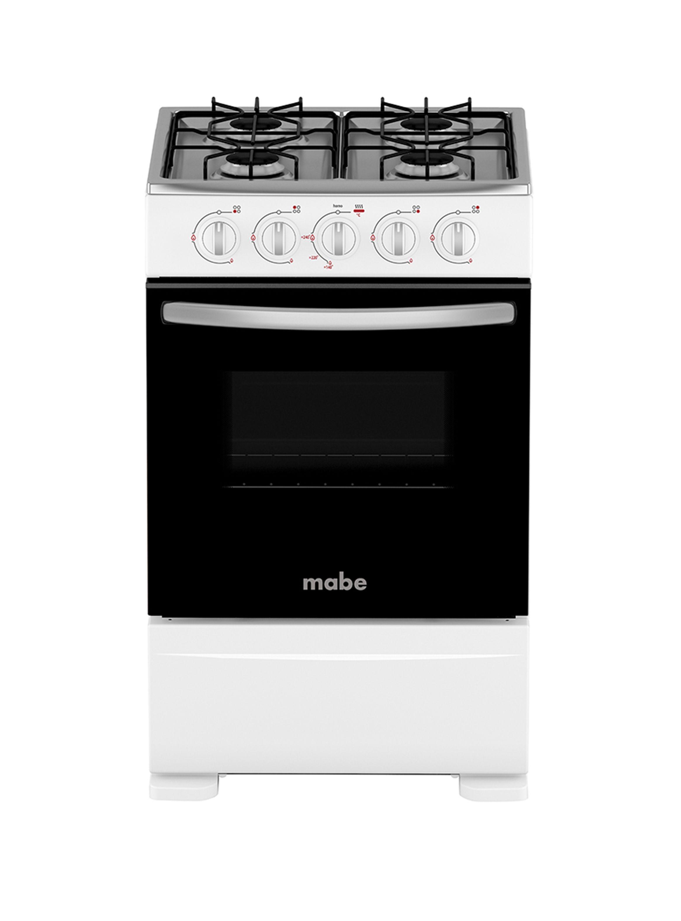 Cocina De Piso A Gas 52cm Blanca Mabe Cmc20abx-6-0