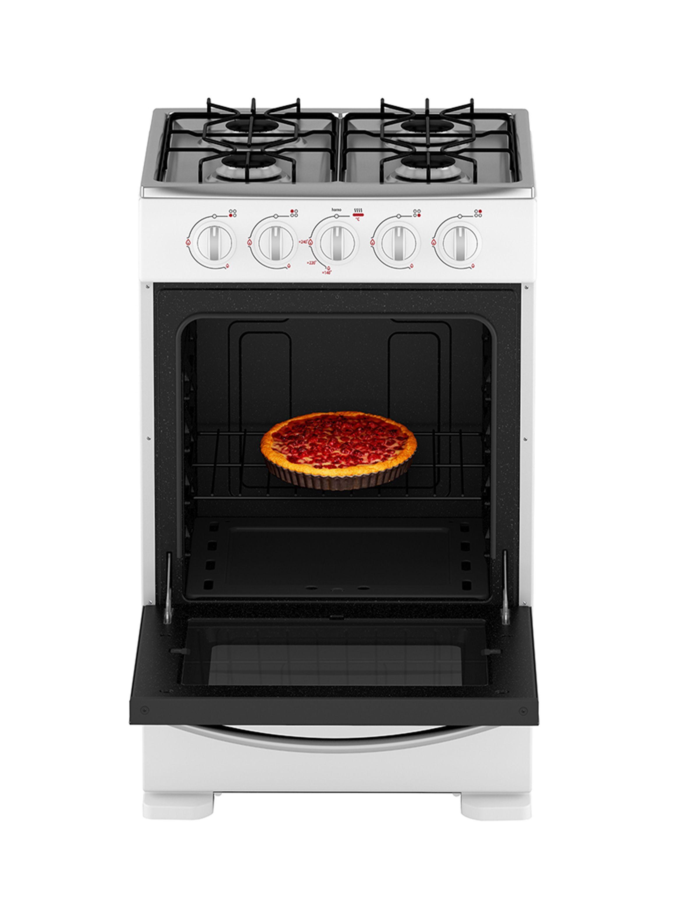 Cocina De Piso A Gas 52cm Blanca Mabe Cmc20abx-6-5