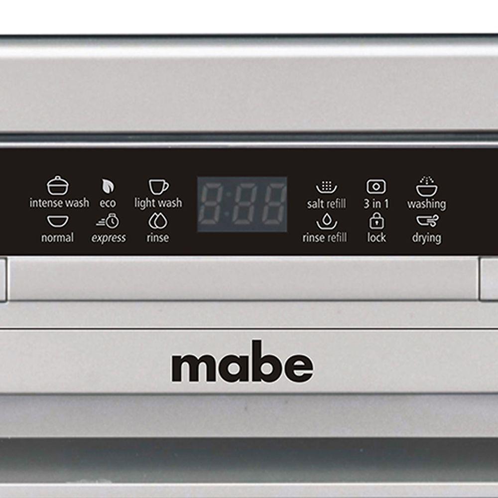 Lavavajillas Portátil 14 Cubiertos Inox Mabe MLV14FSITSS0-4