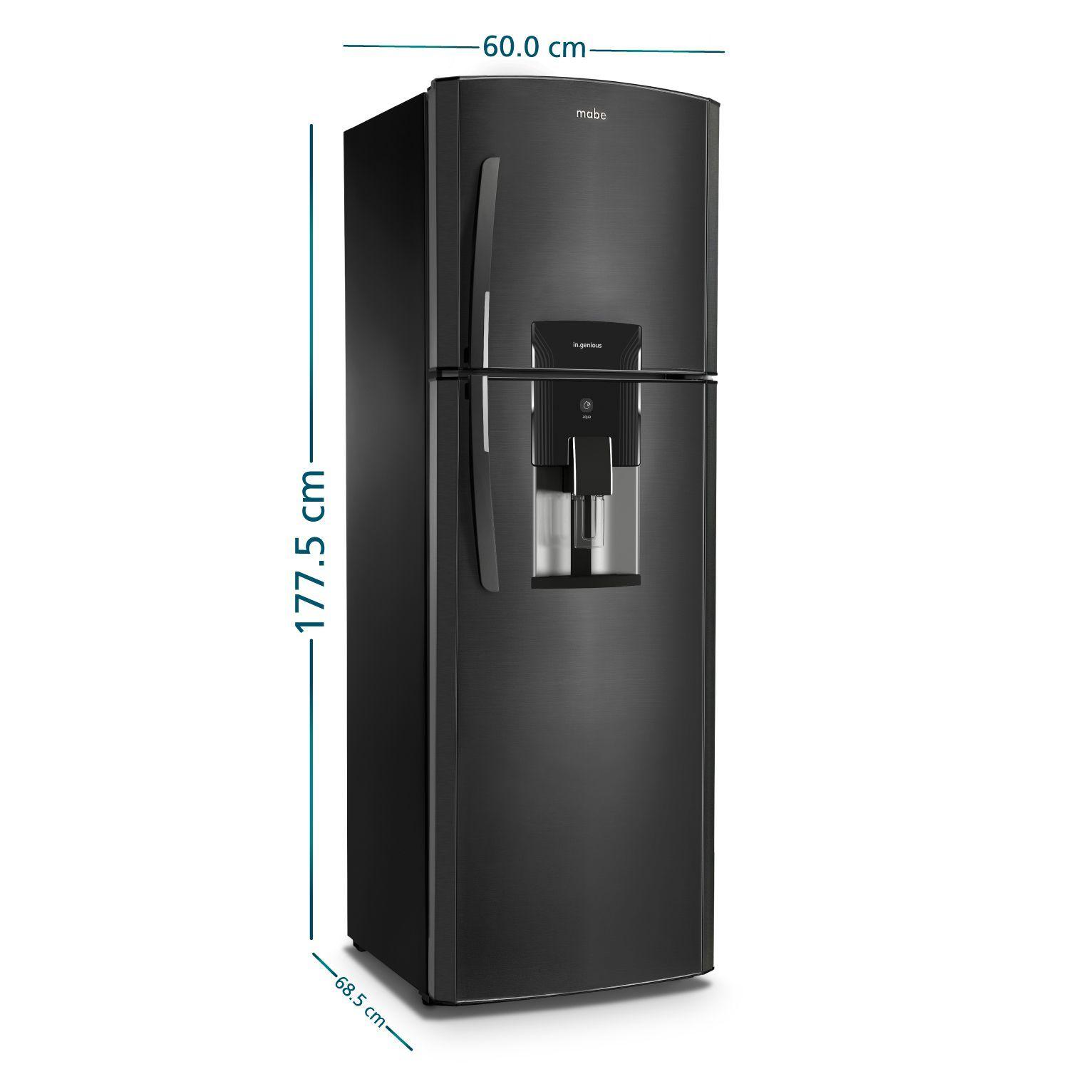 Refrigerador No Frost 300 Ltrs Brutos Black Mabe Rma300fwuc-1