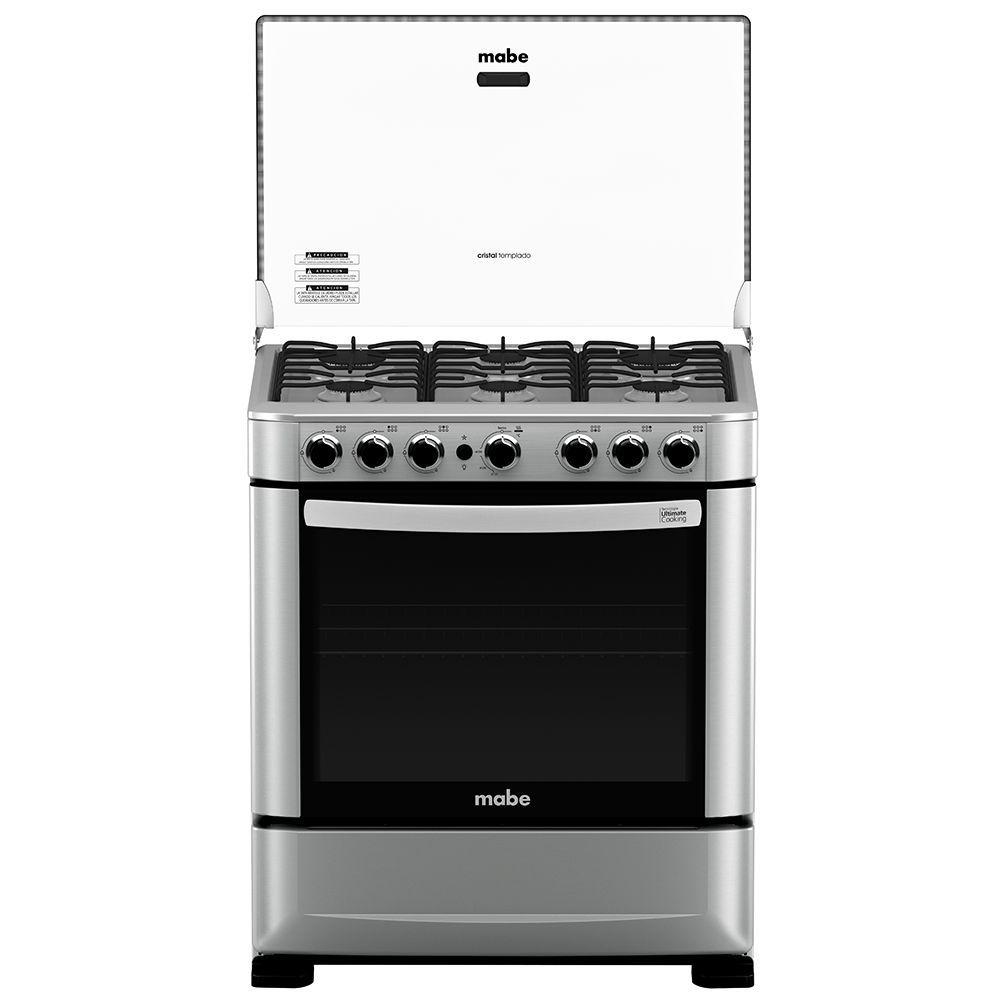 Cocina De Piso A Gas 76cm Silver Mabe Andes7620ag0-0