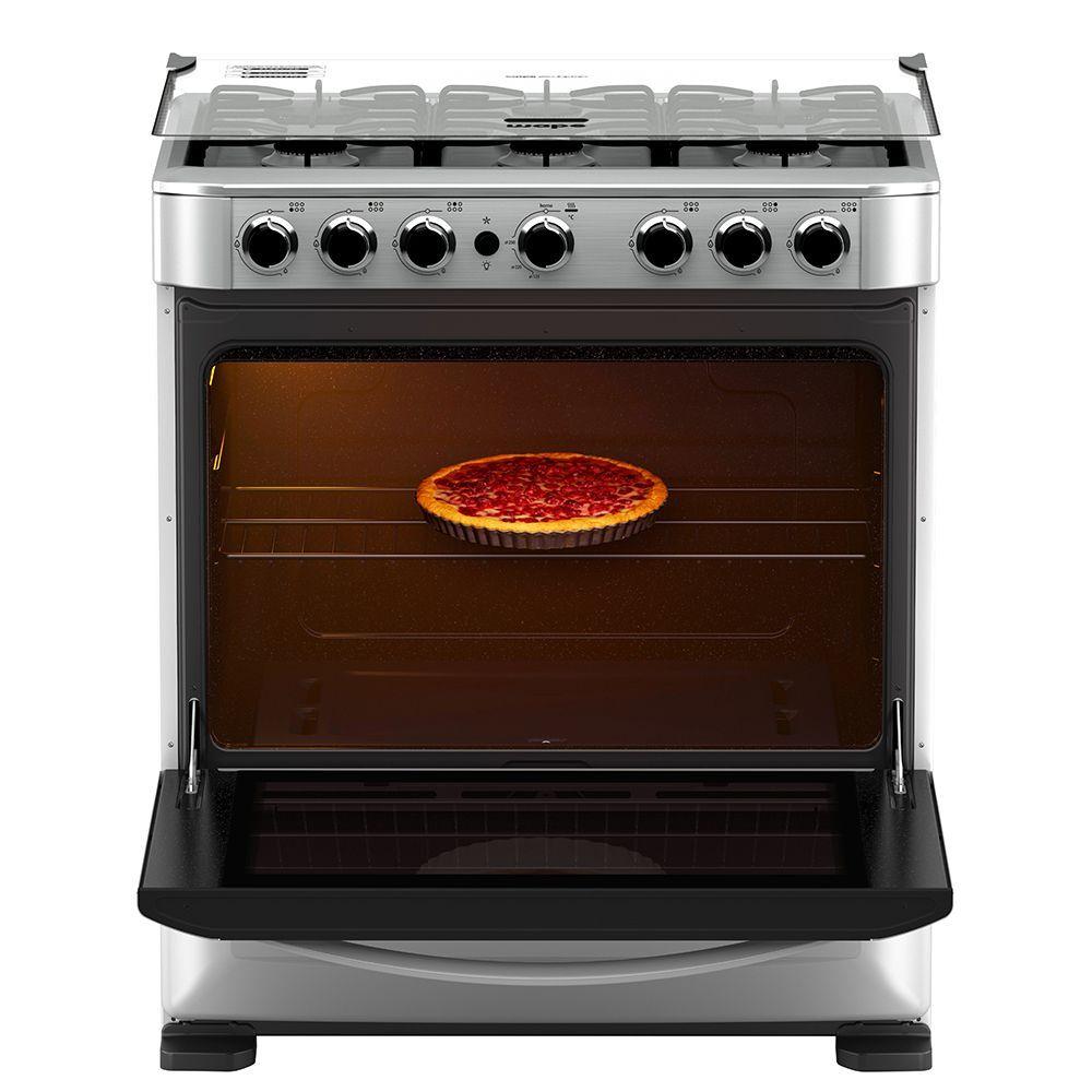 Cocina De Piso A Gas 76cm Silver Mabe Andes7620ag0-6