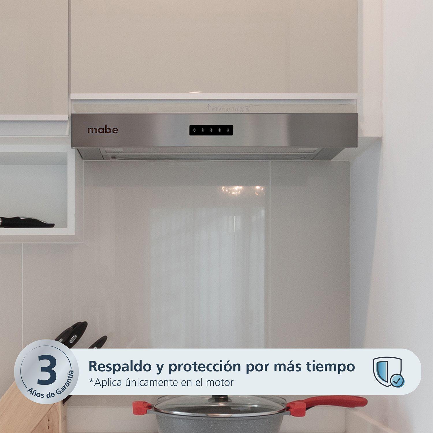 Campana de Pared Extractora 60cm Inox Mabe CM6048PIX0-2