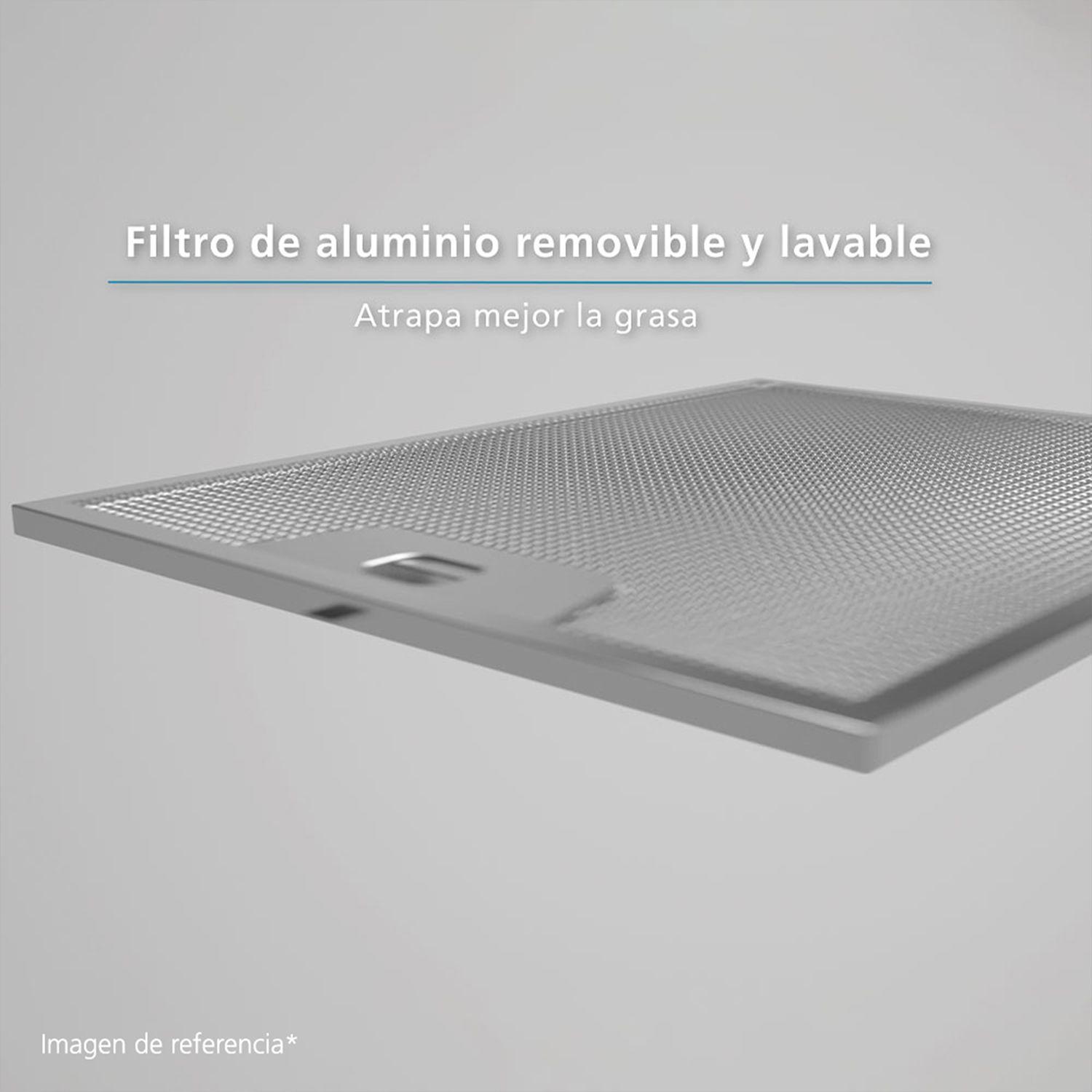 Campana de Pared Extractora 60cm Inox Mabe CM6048PIX0-5