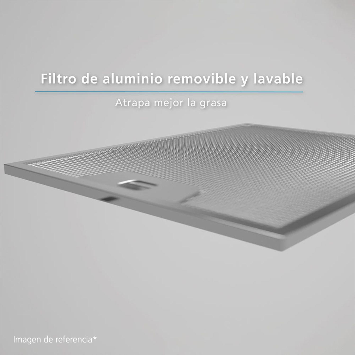 Campana de Pared Extractora 60cm Inox Mabe CM6048PIX0-5