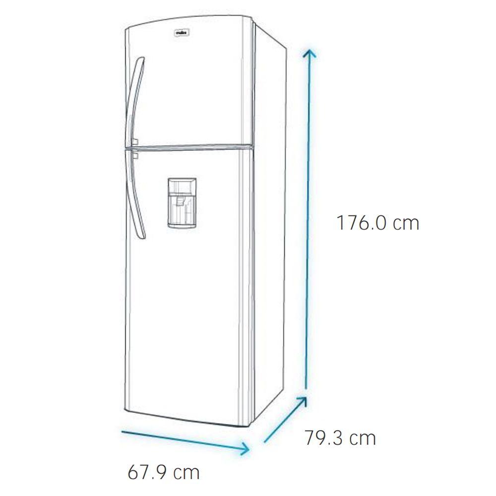 Refrigerador No Frost 400 Ltrs Brutos Black Mabe RMP400FYUC-9