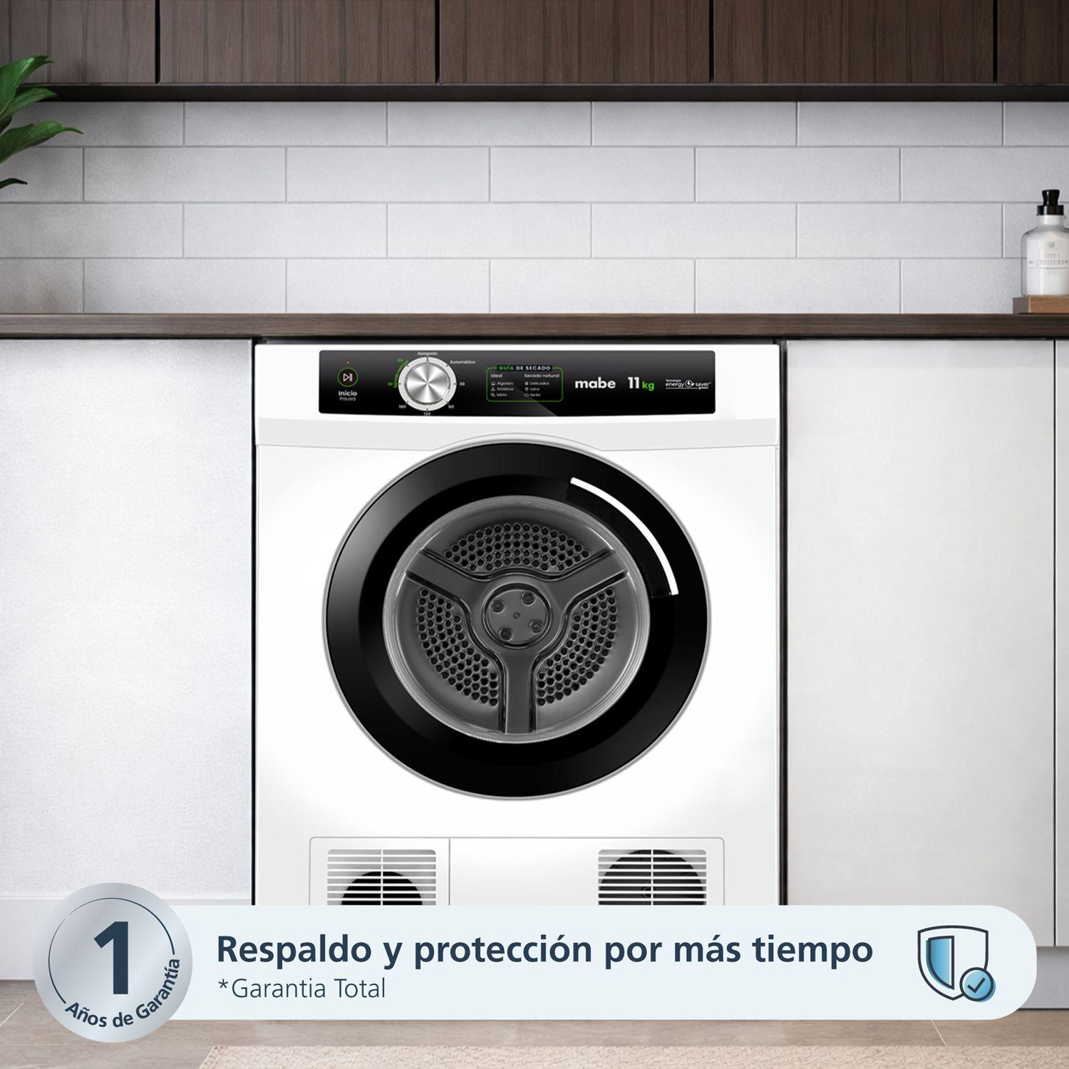 Secadora Carga Frontal Eléctrica 11kg Blanca Mabe SEM011VBCL0-7