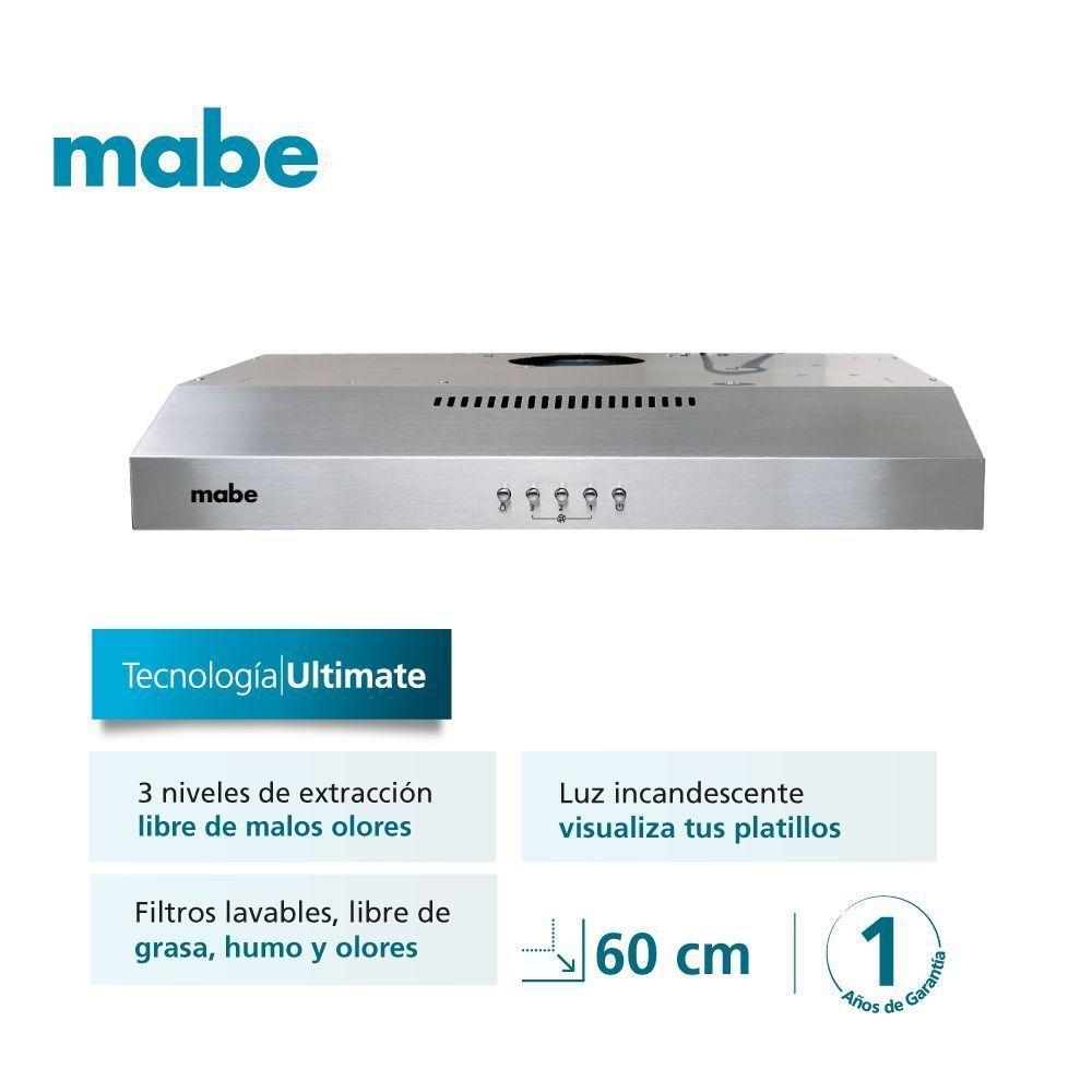 Campana De Pared 60cm Inoxidable Mabe Cm6045xv0-1