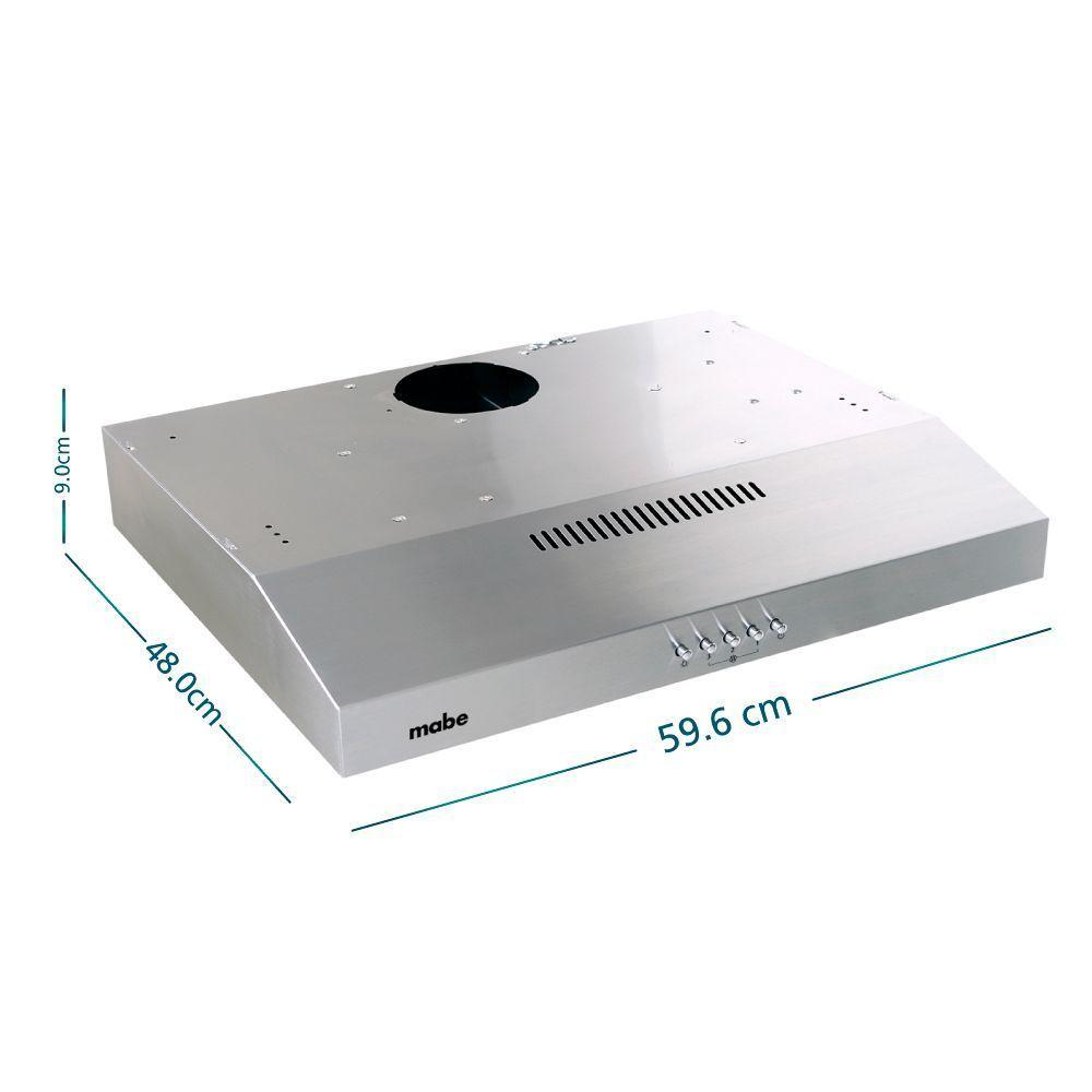 Campana De Pared 60cm Inoxidable Mabe Cm6045xv0-5