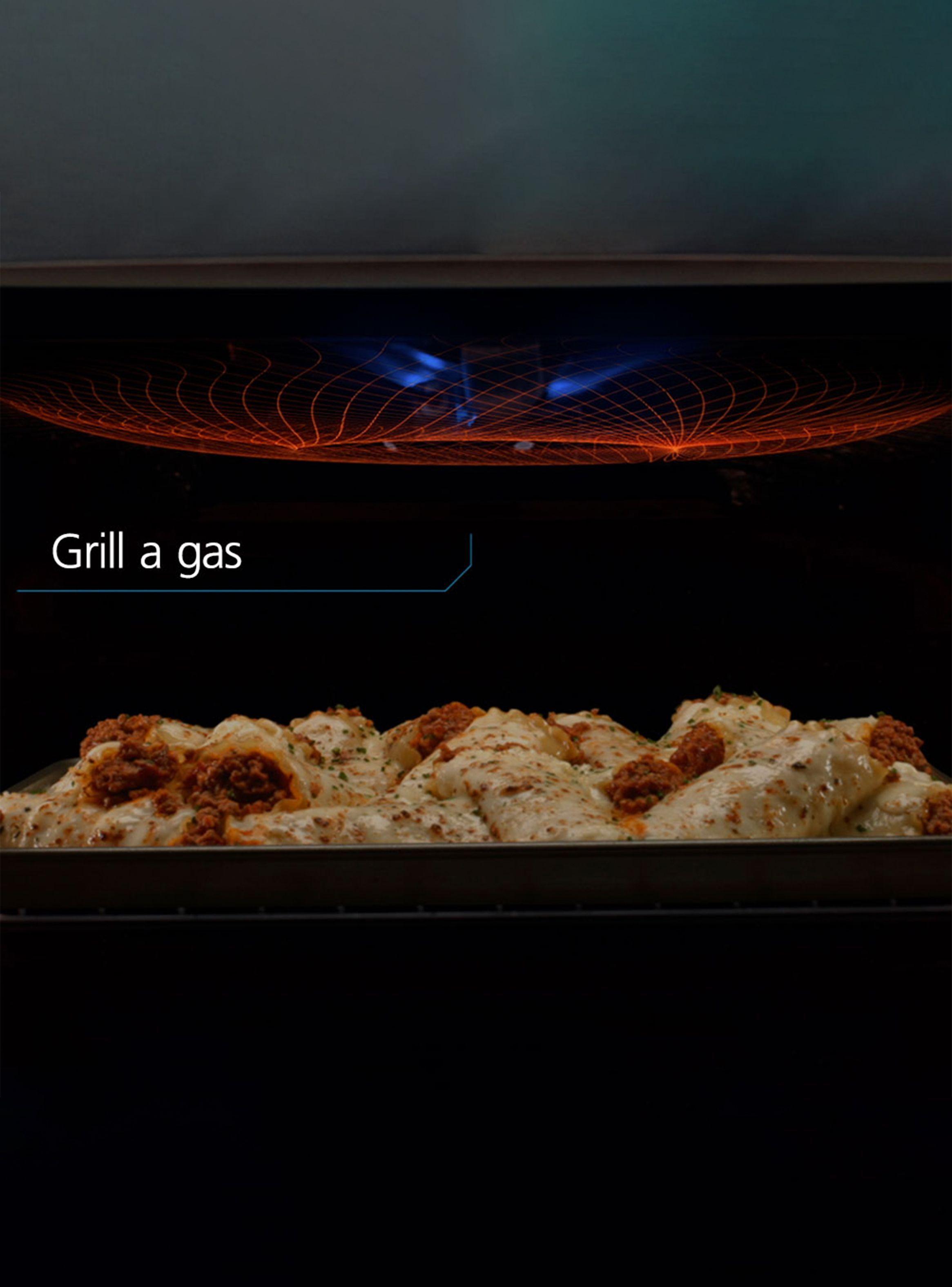 Cocina De Piso A Gas 76cm Inox Mabe Andes7650fx1-5