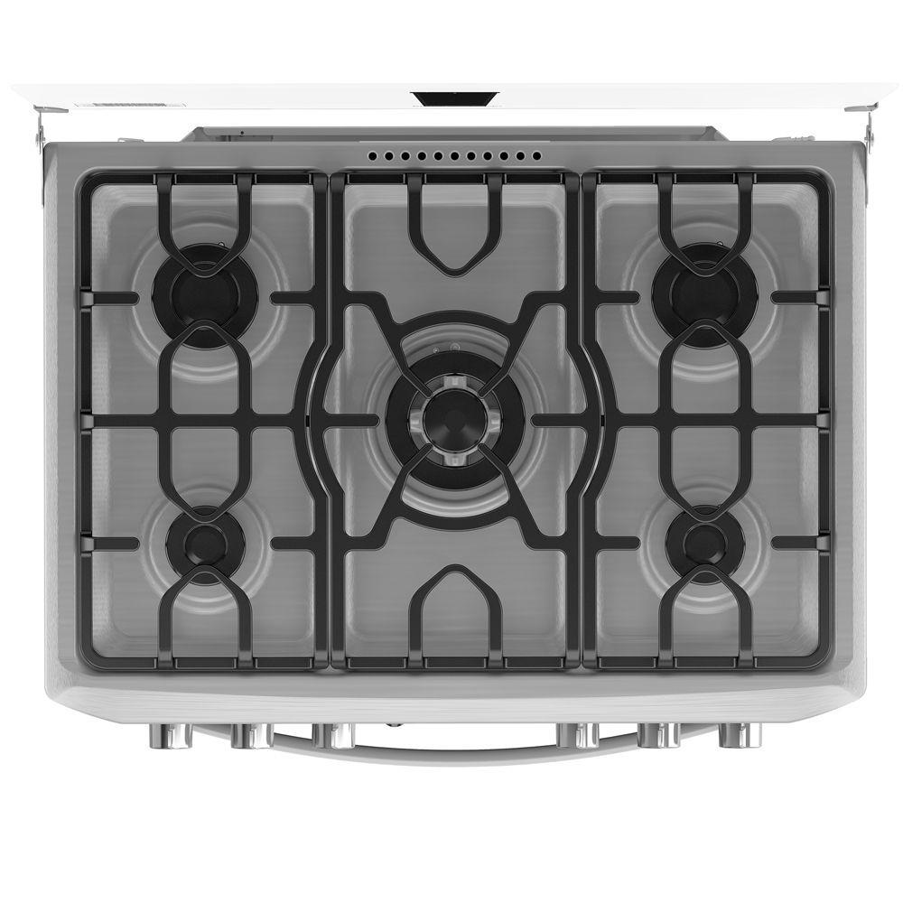 Cocina De Piso A Gas 76cm Inox Mabe Andes7650fx1-6