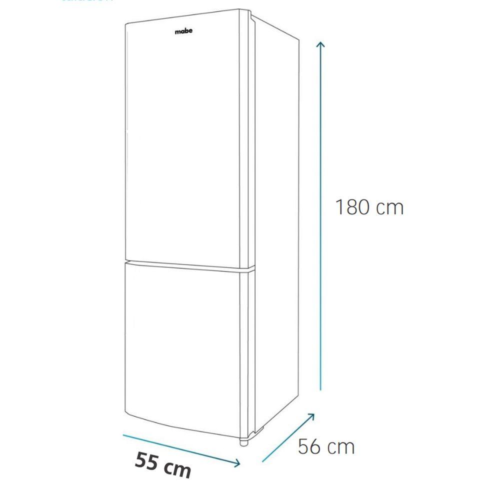 Refrigerador Bottom Freezer 265Ltrs Brutos Mabe RMB426PXLRS0-9