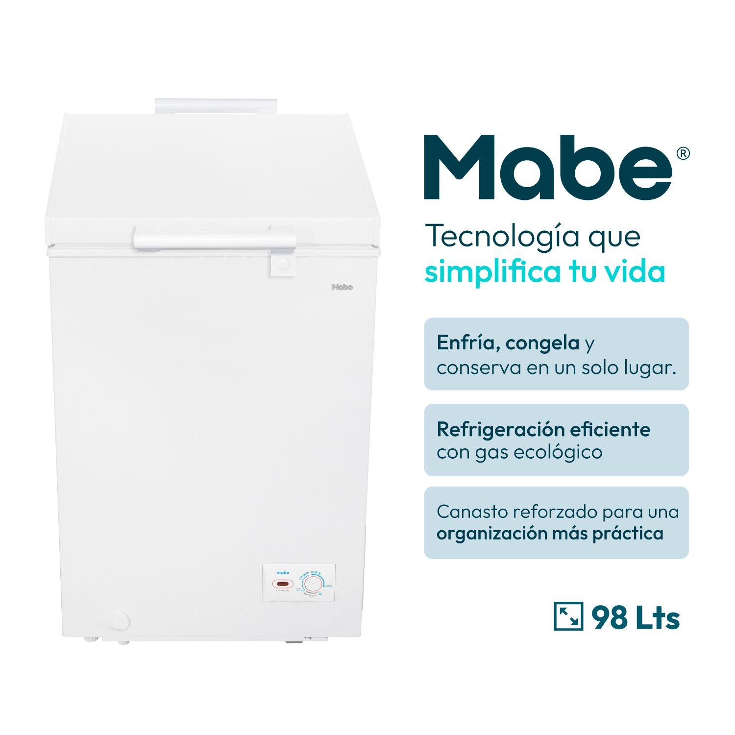 Freezer Horizontal 98L Netos Blanco Mabe FDHMHM100PPLB0-1