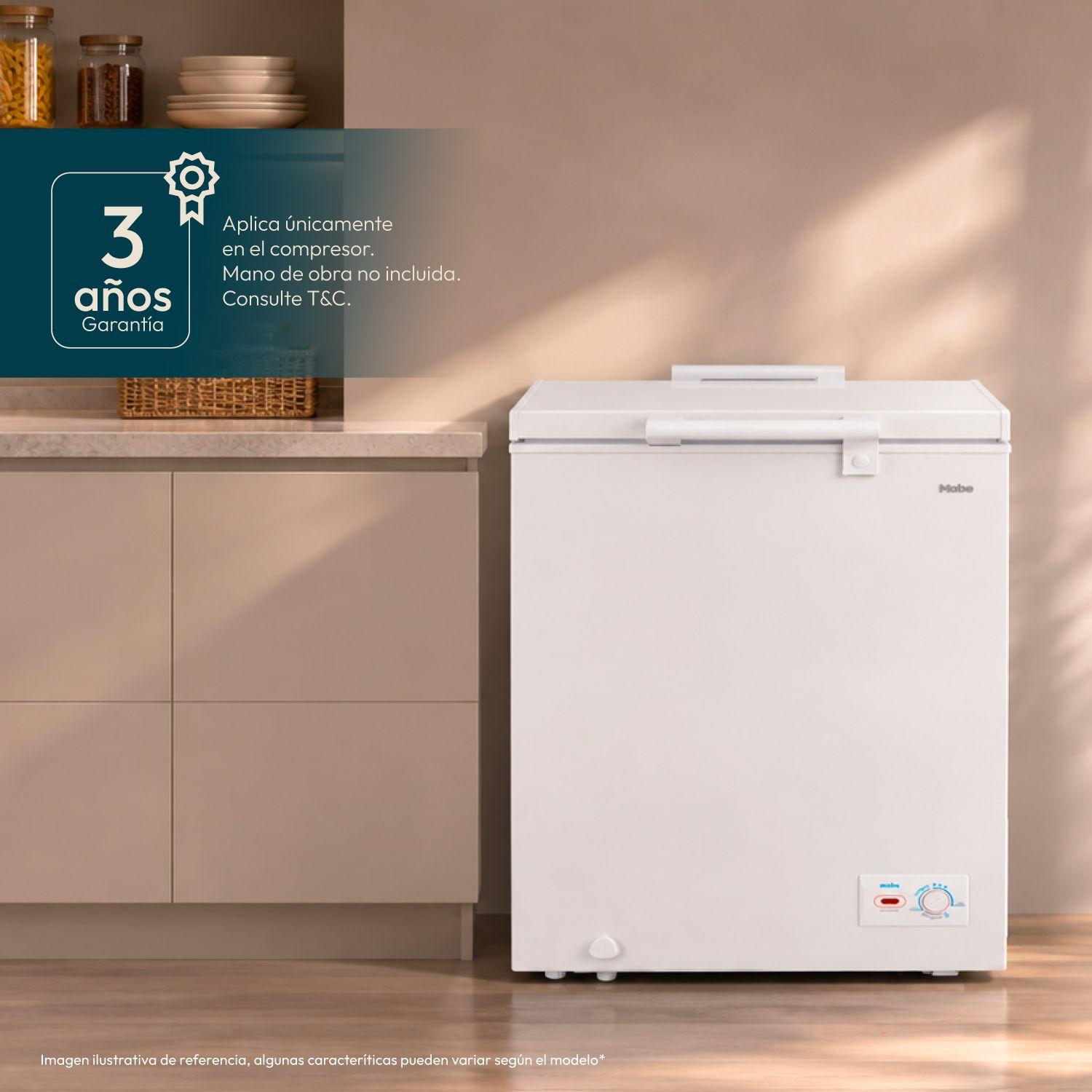 Freezer Horizontal 98L Netos Blanco Mabe FDHMHM100PPLB0-4