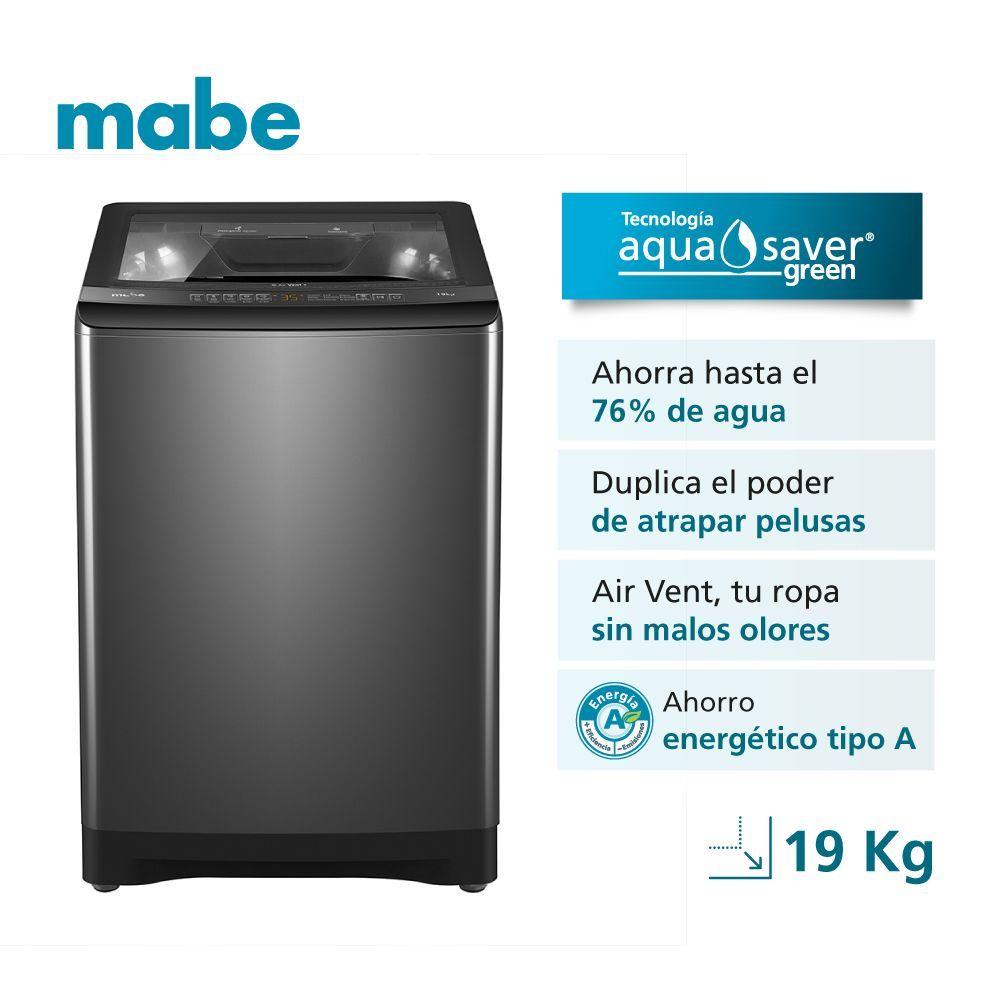 Lavadora Automática 19 Kg Diamond Gray Mabe Lma9120wdgcl0-1