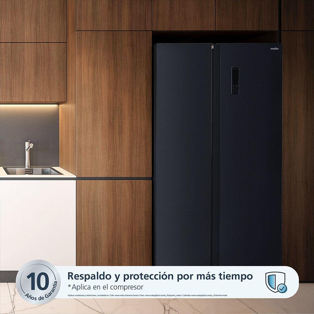 Refrigerador Side by Side 480L Brutos Black Mabe MSC480LKRPS0-3