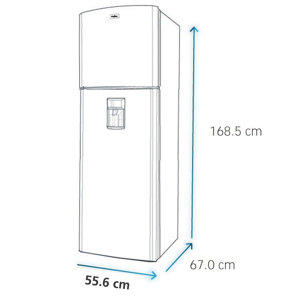 Refrigerador No Frost 250 Ltrs Brutos Black Mabe RMA255PJUC-9