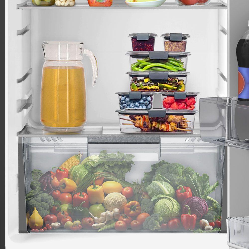 Refrigerador Top Freezer 415L Brutos Platinum Mabe RMP415JUT-9