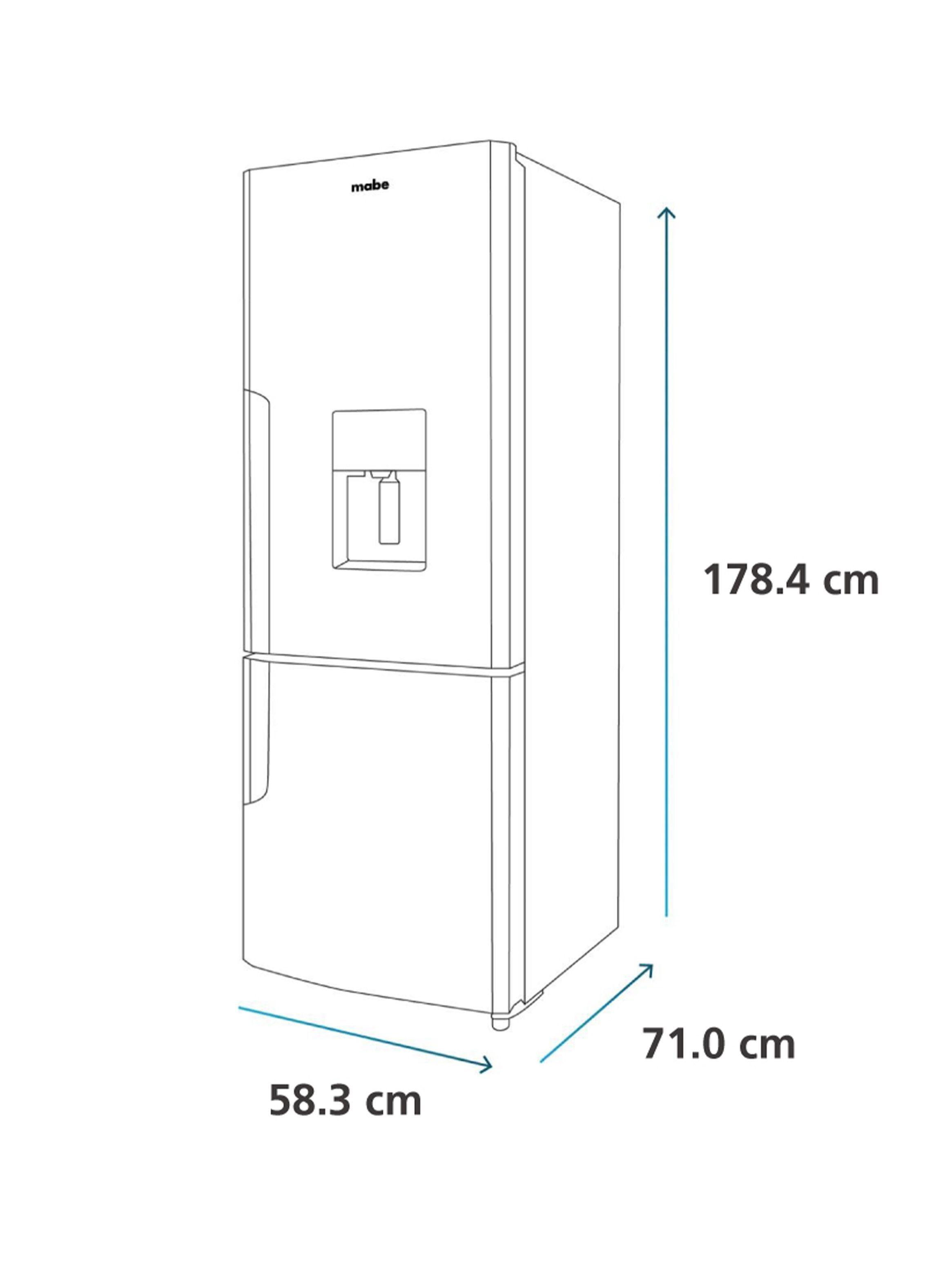 Refrigerador No Frost 329 Lts Brutos Black Mabe Rmb300izlrp0-6
