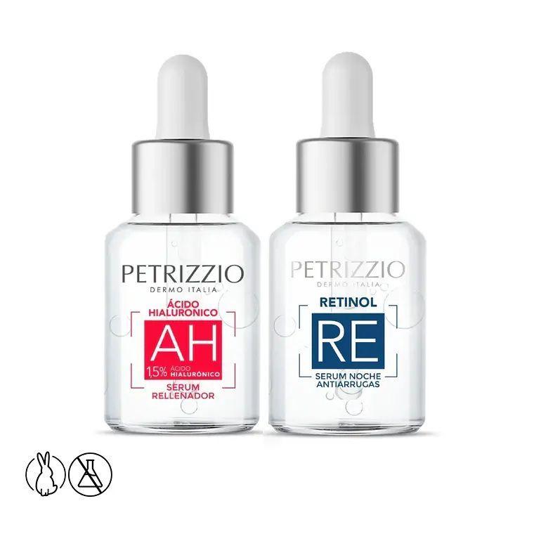 Set de Serum acido Hialuronico Retinol Rutina D a y Noche PETRIZZIO-0