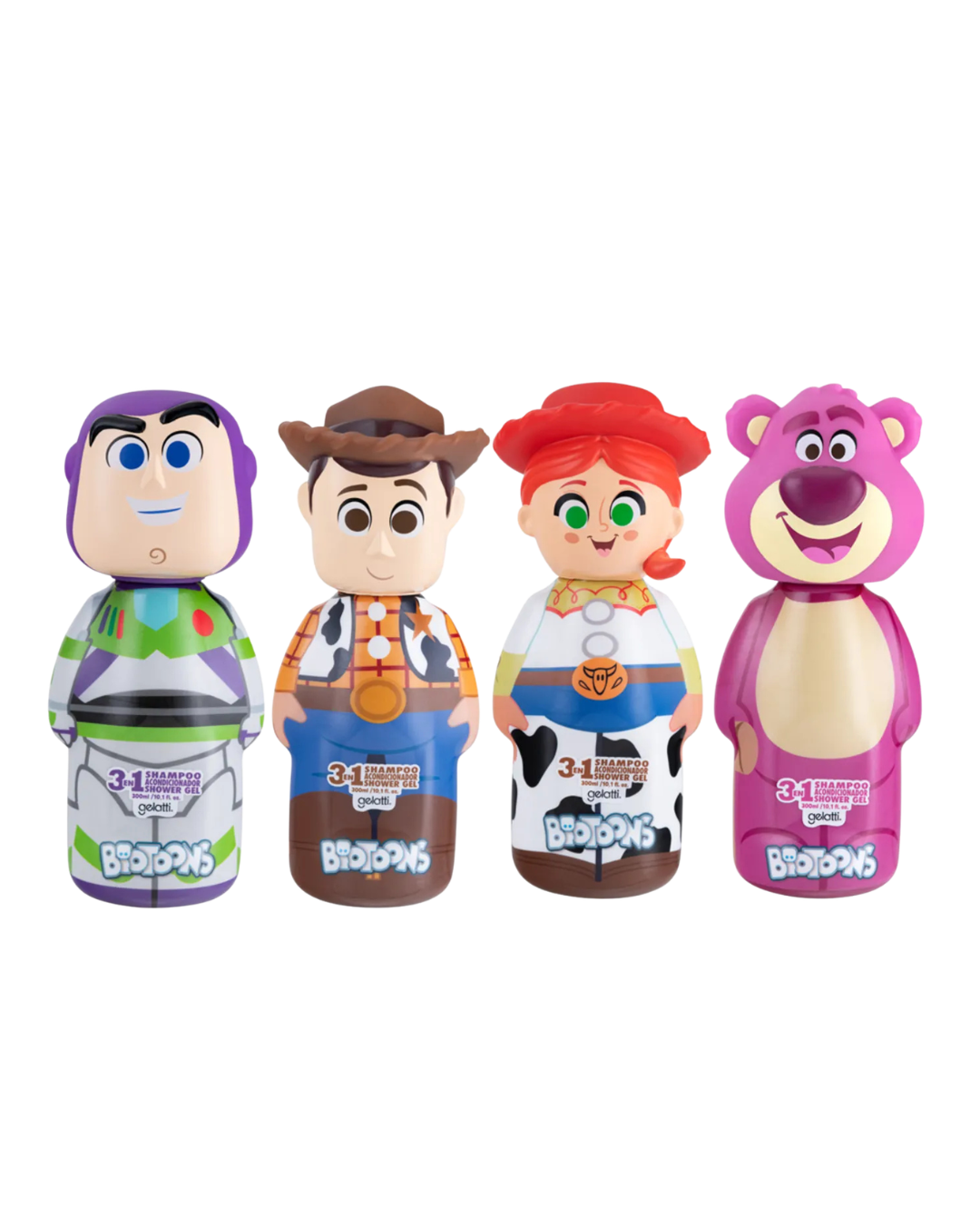 Shampoo 3En1 2D Biotoons Jeesie 300 ML GELATTI-1