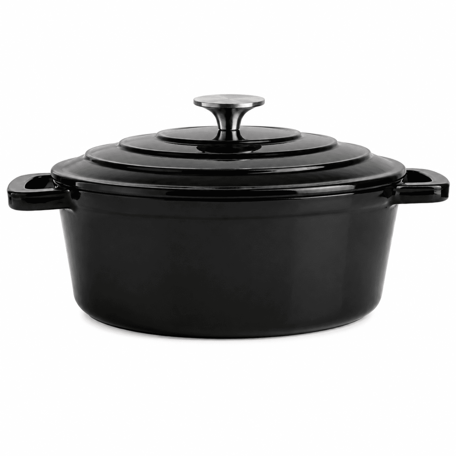 Olla Oval Magefesa Ferro 28 cm Negra-0