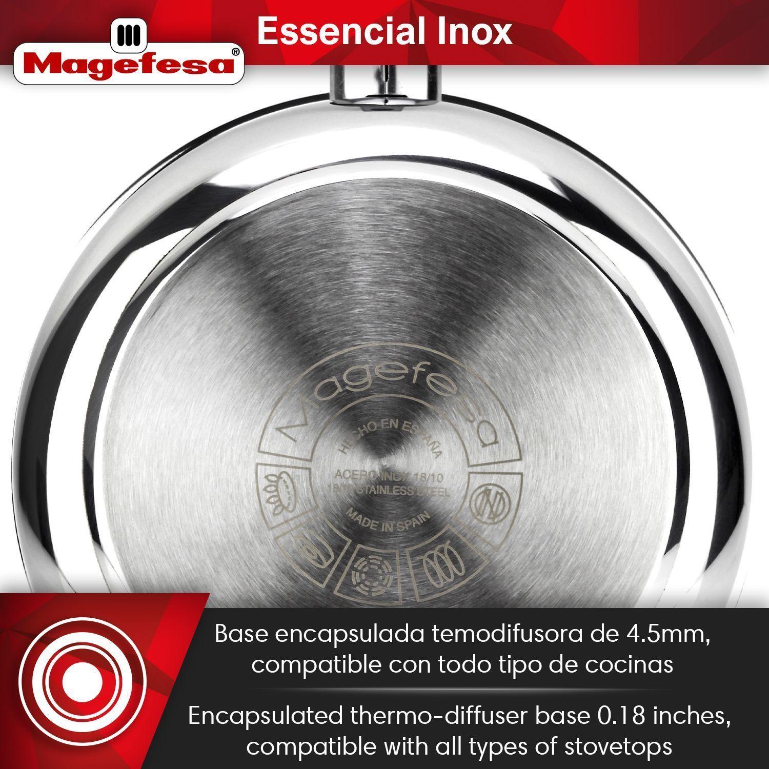 Sartén Magefesa Essencial Inox Acero Inoxidable 28 cm-4