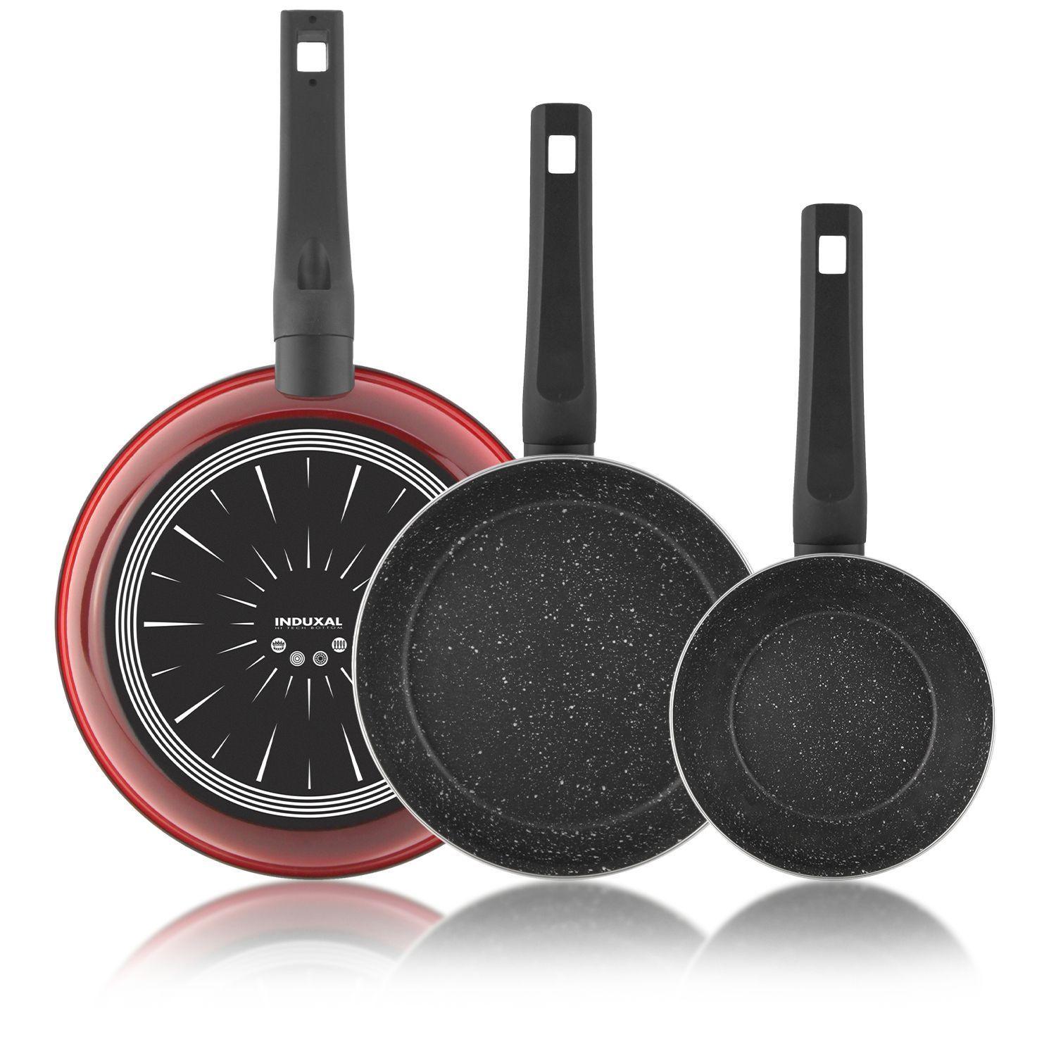 Set 3 Sartenes Magefesa Coral Due 18, 20 y 24 cm-0